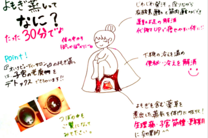 黄土よもぎ蒸し